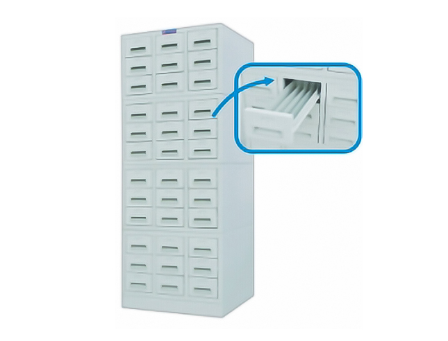 Glass slide (slicing) cabinet